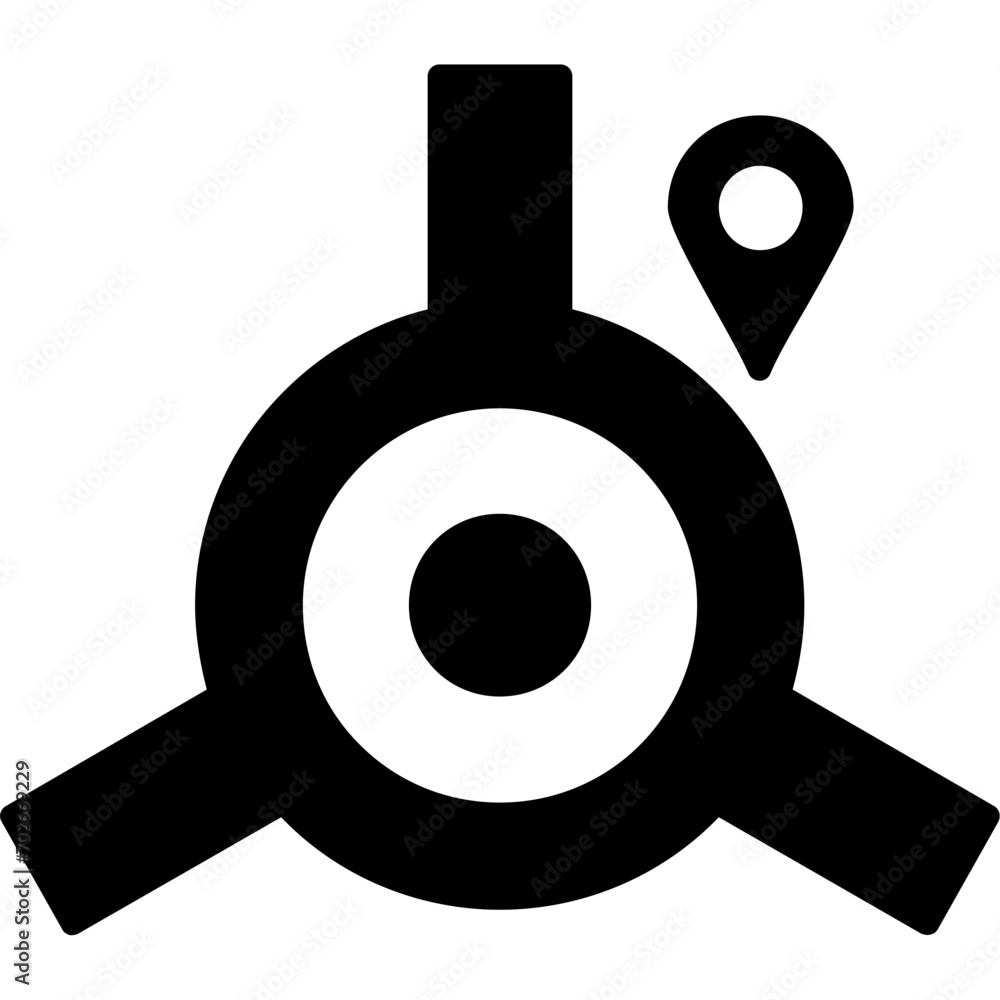 Roundabout Icon Roundabout Icon