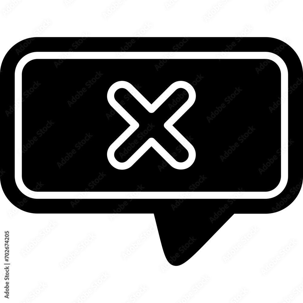 Obraz premium Rejected Icon