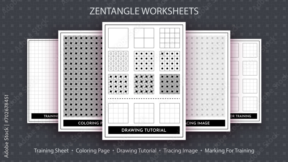 How to Draw a Zentangle. Step by Step Drawing Tutorial. Draw Guide