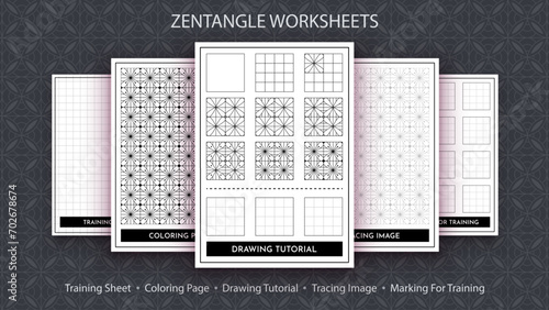 Photos How to Draw a Zentangle