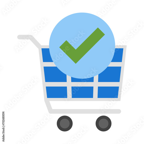 Checkin Vector Flat Icon Design
