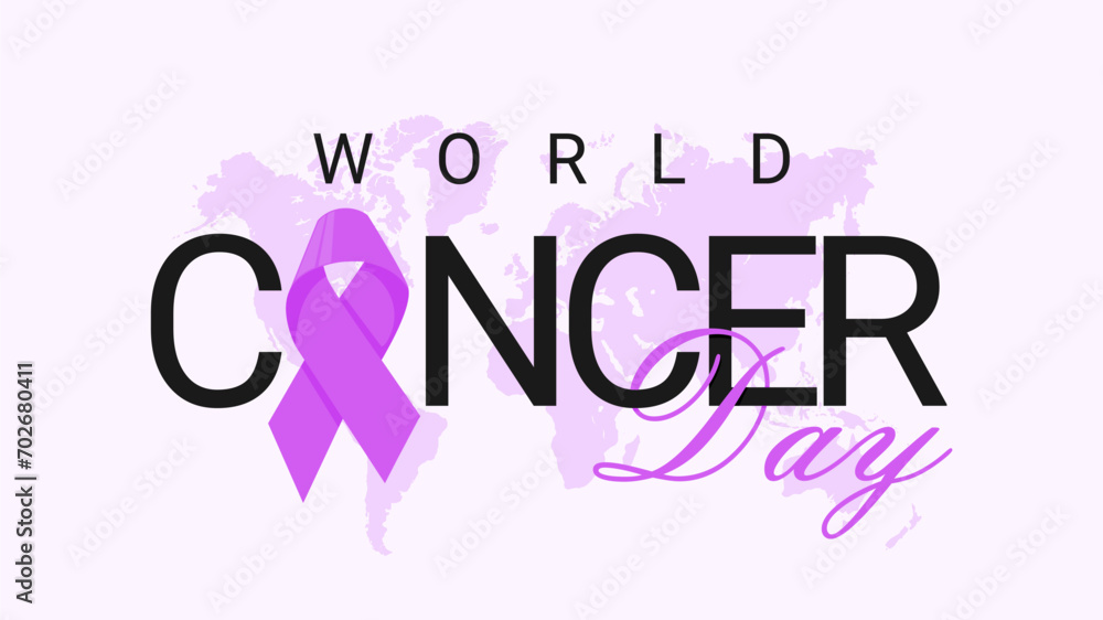 world cancer day banner template vector stock world cancer day banner template vector stock