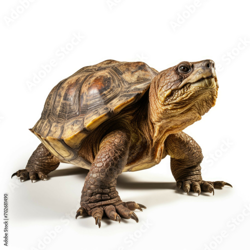 Snapping Turtle isolated on white background