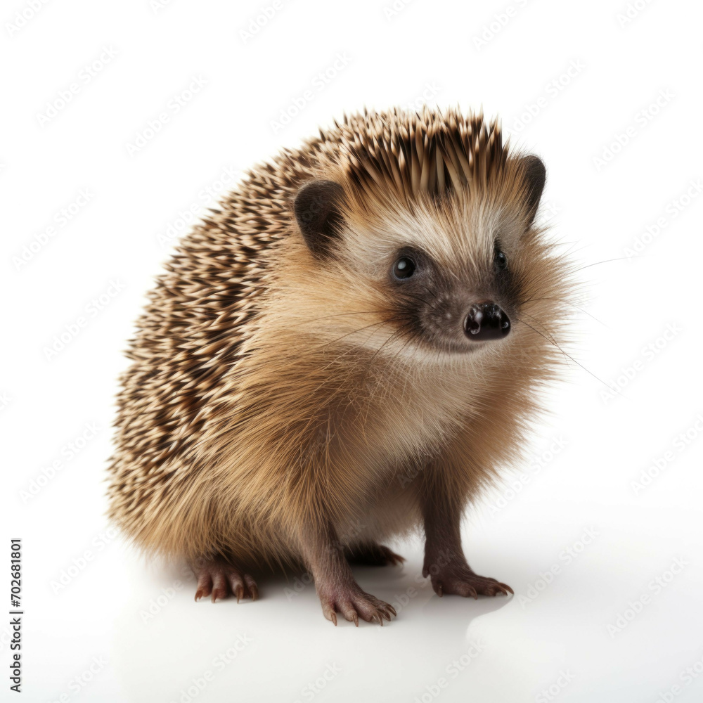 Hedgehog isolated on white background Hedgehog isolated on white background