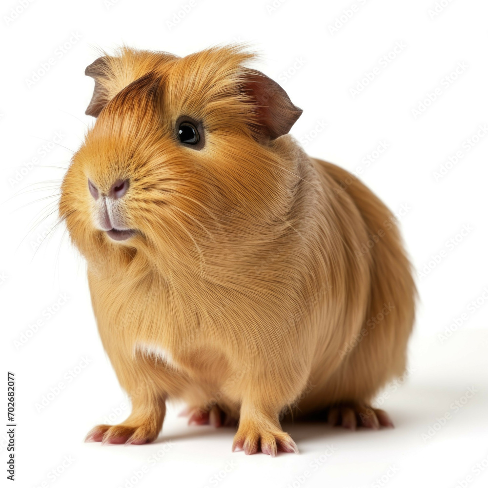 Guinea pig isolated on white background Guinea pig isolated on white background