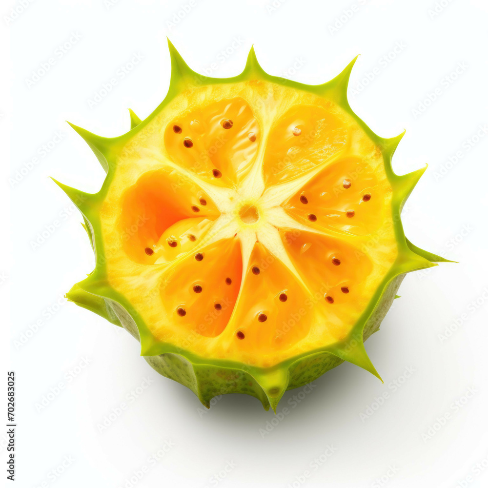 Kiwano isolated on white background Kiwano isolated on white background