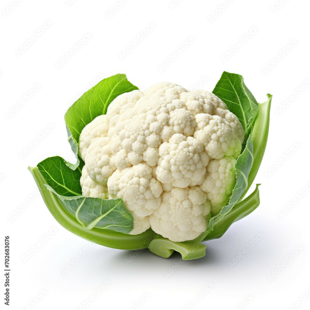 Cauliflower isolated on white background Cauliflower isolated on white background