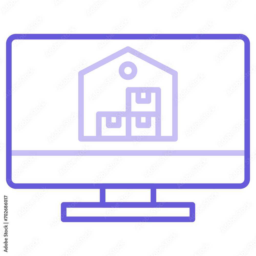 Online Warehouse Icon Online Warehouse Icon