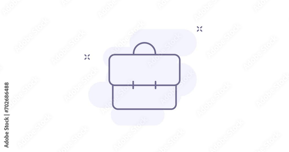 portfolio 2d animated outline icon. portfolio line icon 4k video motion design graphics for web, mobile and ui design. portfolio 2d animated outline icon. portfolio line icon 4k video motion design graphics for web, mobile and ui design.