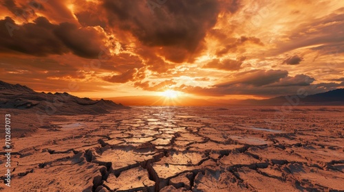 Heat waves caused by global warming are causing drying up of water sources around the world.The Cycle of Climate Change