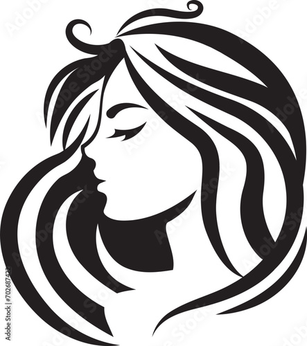 Face Woman icon, brush