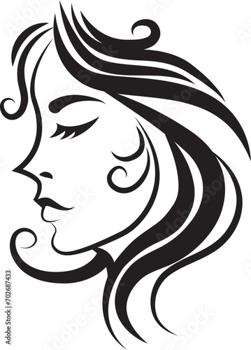 Face Woman icon, brush
