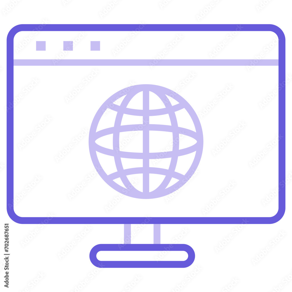 Computer Website Icon of Web Hosting iconset. Computer Website Icon of Web Hosting iconset.