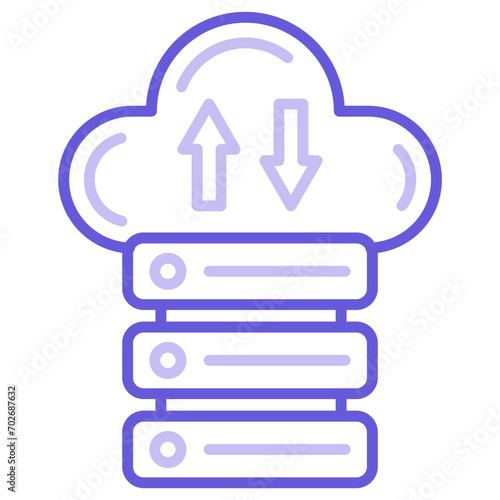 Cloud Database Icon of Web Hosting iconset.