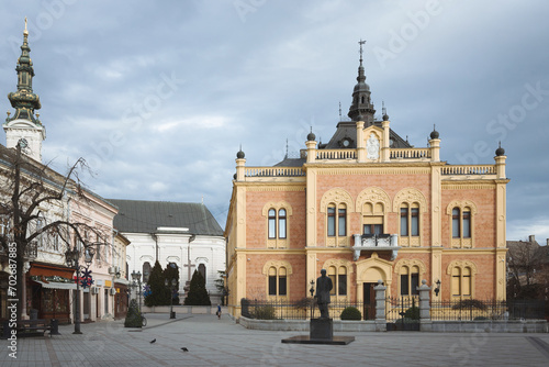 Historic city center Novi Sad Serbia