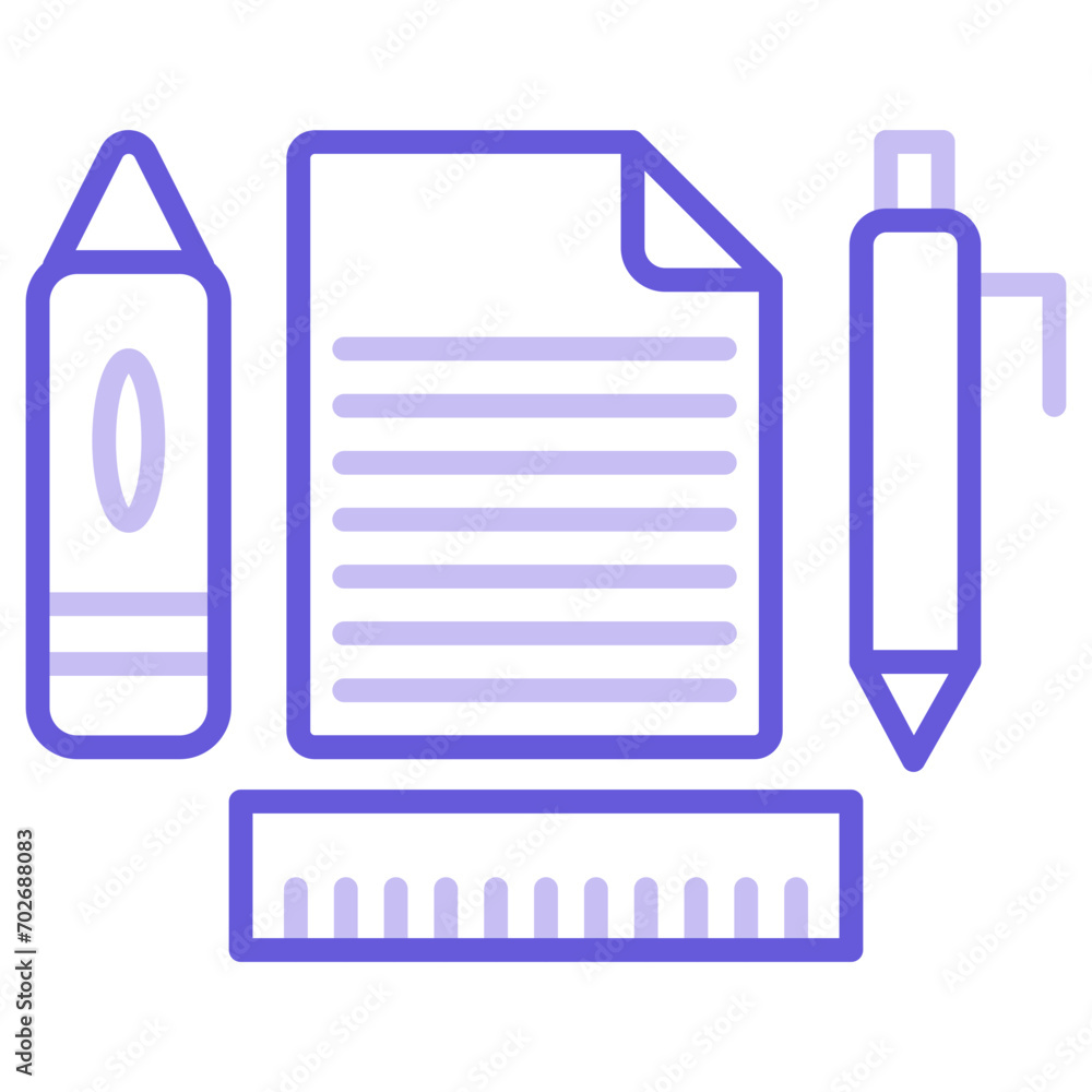 School Supplies Icon of Kindergarten iconset. School Supplies Icon of Kindergarten iconset.
