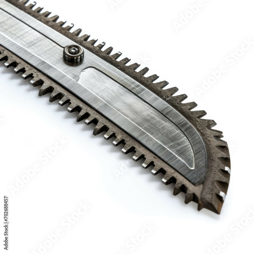 Hack Saw Blade from the hardware store, isolated on white background