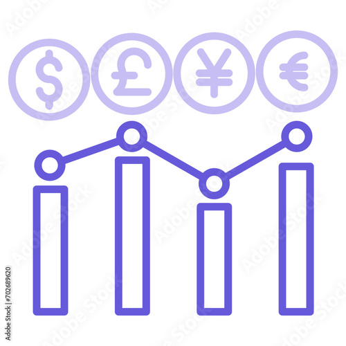 Currency Exchange Rates Icon