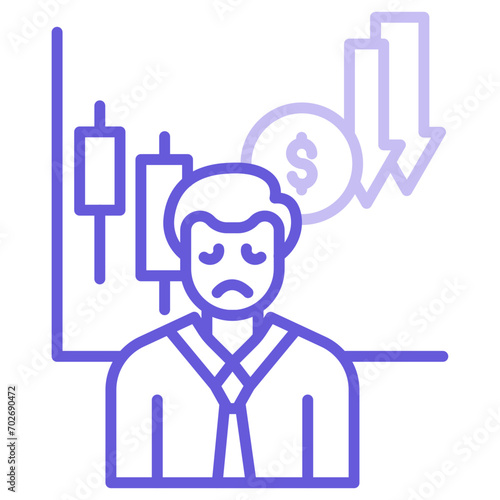 Businessman Sad Icon