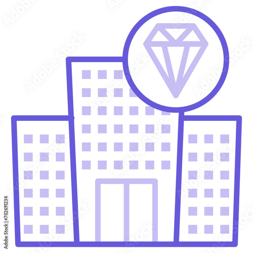 Luxury Hotel Icon of Hotel Management iconset.
