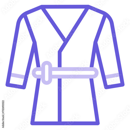 Bath Robe Icon of Clothes iconset.
