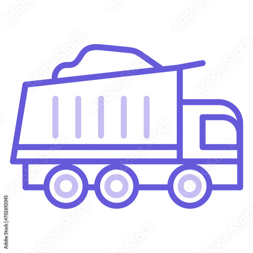 Dump Truck Icon of Engineering iconset.