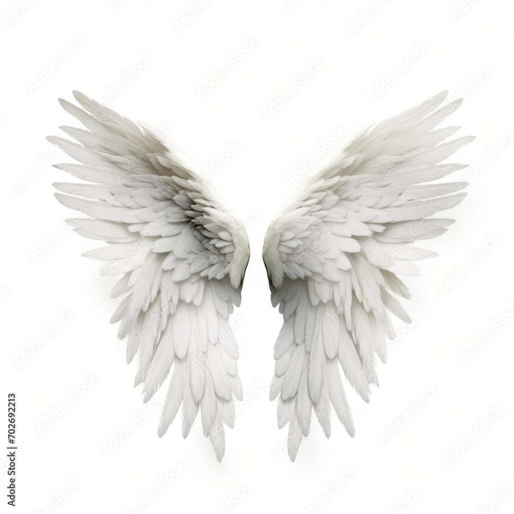 Wings isolated on white background Wings isolated on white background