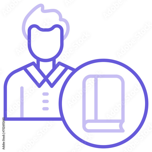 Library Man Icon of Library iconset.