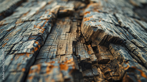 Textured detail of weathered wood.