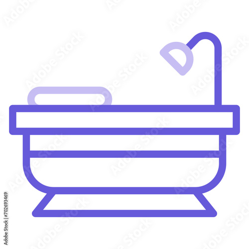 Bathtub Icon of Hotel Services iconset.