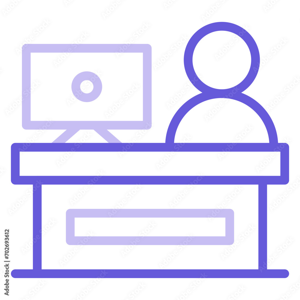 Reception Icon of Hotel Services iconset. Reception Icon of Hotel Services iconset.