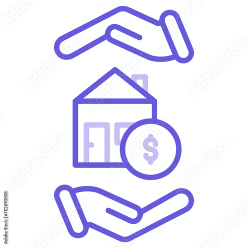 Home Loan Icon of Real Estate iconset.