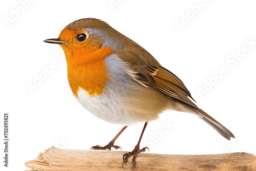 Beauty Of Robin Isolated On Transparent Background