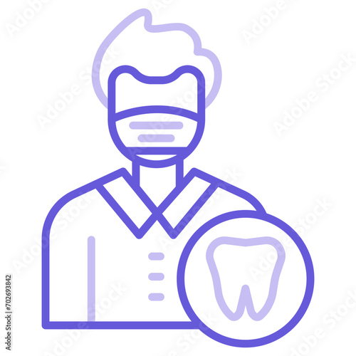Male Dentist Icon of Medicine iconset.