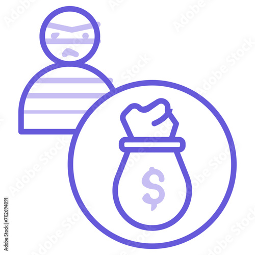 Robbery Icon of Crime and Law iconset.