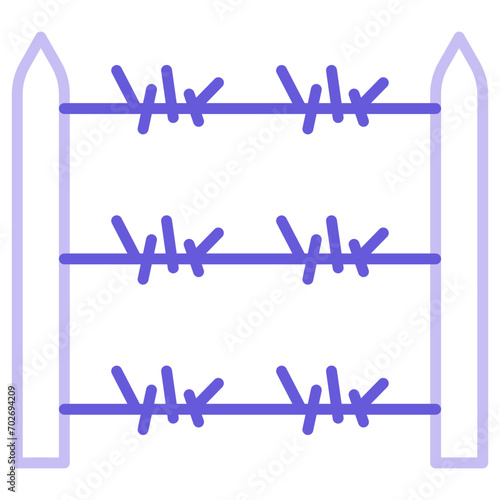 Fence Wire Icon of Crime and Law iconset.