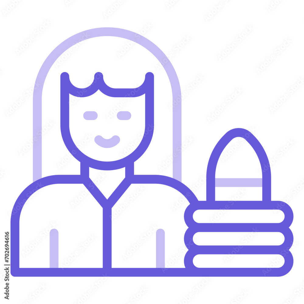 Woman Ironing Clothes Icon of Housekeeping iconset. Woman Ironing Clothes Icon of Housekeeping iconset.