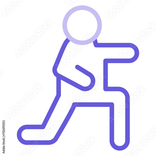 Lunges Icon of Workout App iconset.
