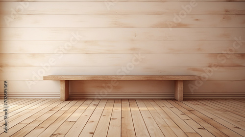 Elegant Wooden Flooring Illuminating Bright Rooms with Its Natural Charm and Warmth