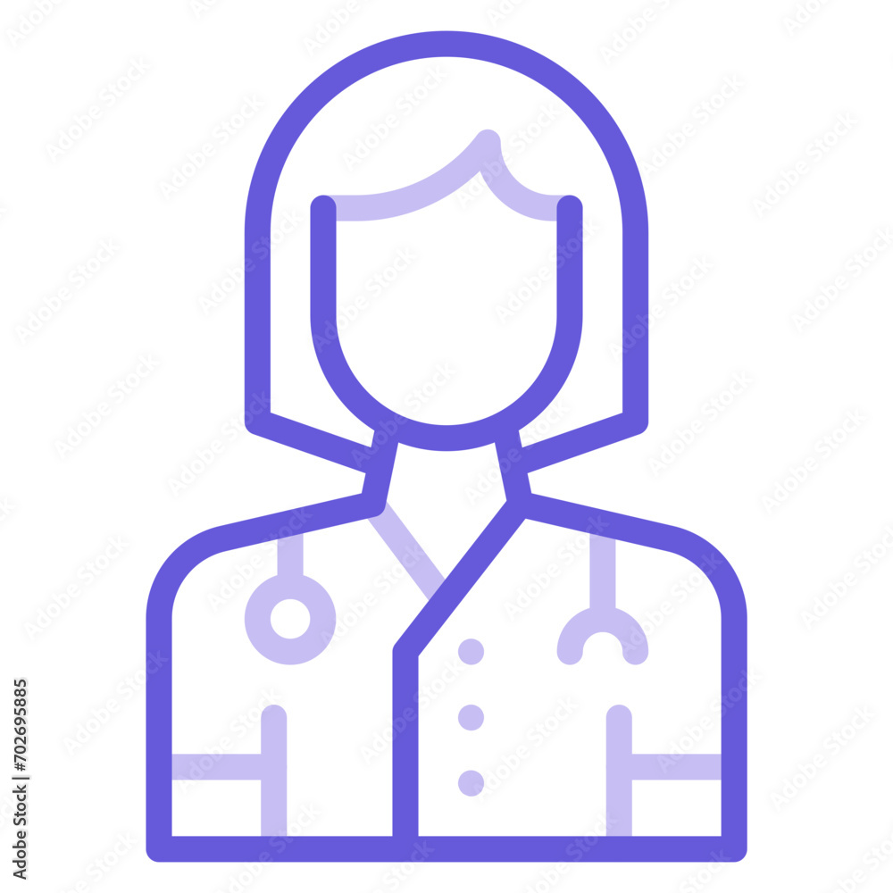 Female Doctor Icon of Health Checkup iconset. Female Doctor Icon of Health Checkup iconset.