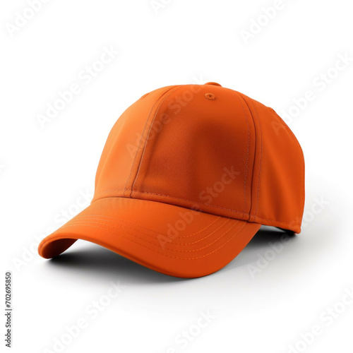 Orange Cap isolated on white background