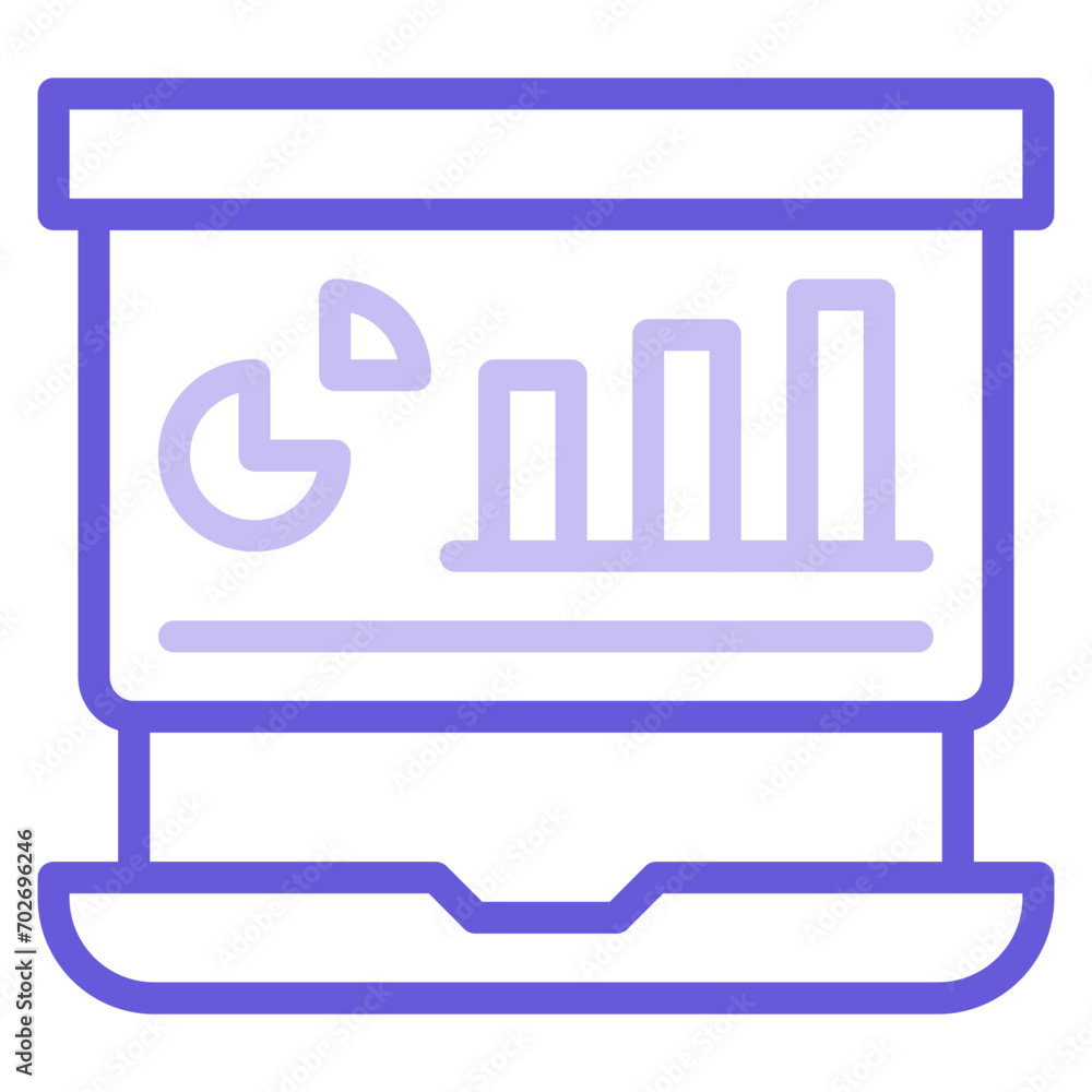 Laptop Presentation Icon of Work from Home iconset. Laptop Presentation Icon of Work from Home iconset.