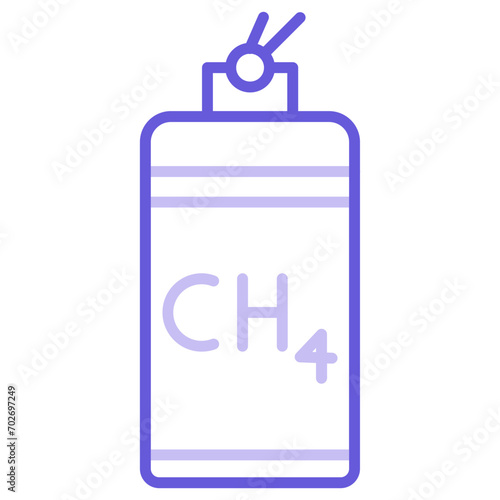 Methane Icon of Pollution iconset.