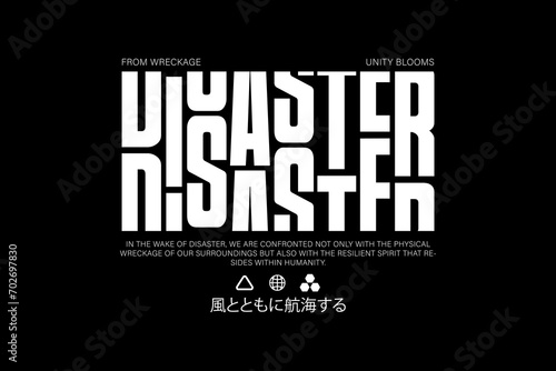 streetwear graphic tee typography design templates	