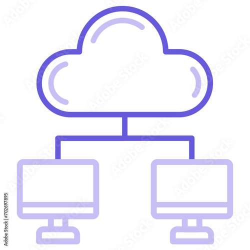 Cloud Computing Icon of Seo and Web iconset.