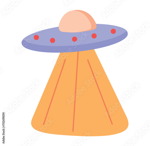 Cosmos element of colorful set. An imaginative image of space plate transforms ordinary illustration into a cosmic masterpiece. Vector illustration.