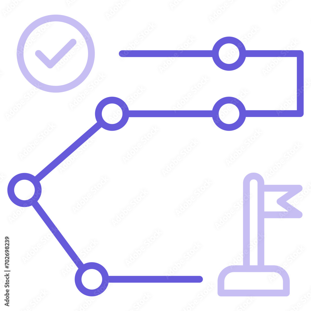 Milestone Complete Icon of Project Management iconset. Milestone Complete Icon of Project Management iconset.