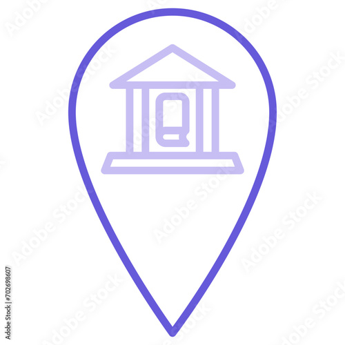 Library Location Icon of Online Education iconset.