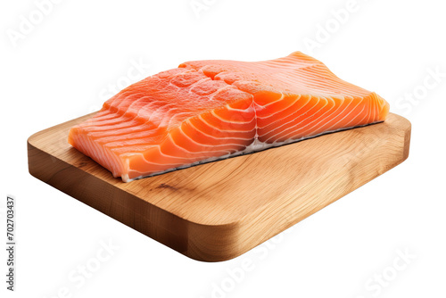 fresh raw salmon fillets