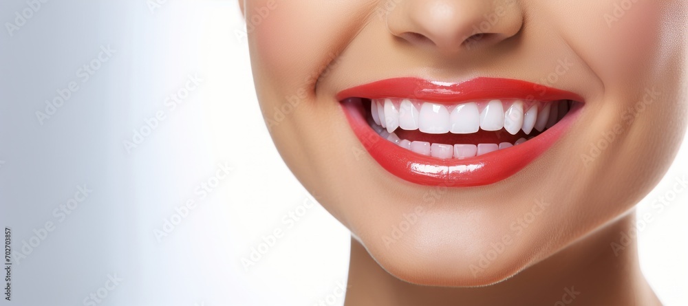 A woman with glowing skin. Skin health and beauty concept with copy space A woman with glowing skin. Skin health and beauty concept with copy space